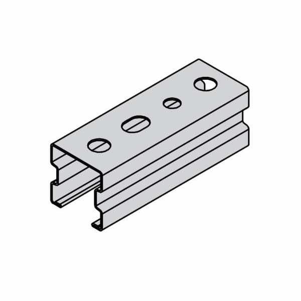 پروفیل فولادی C شکل 1.25×35×35